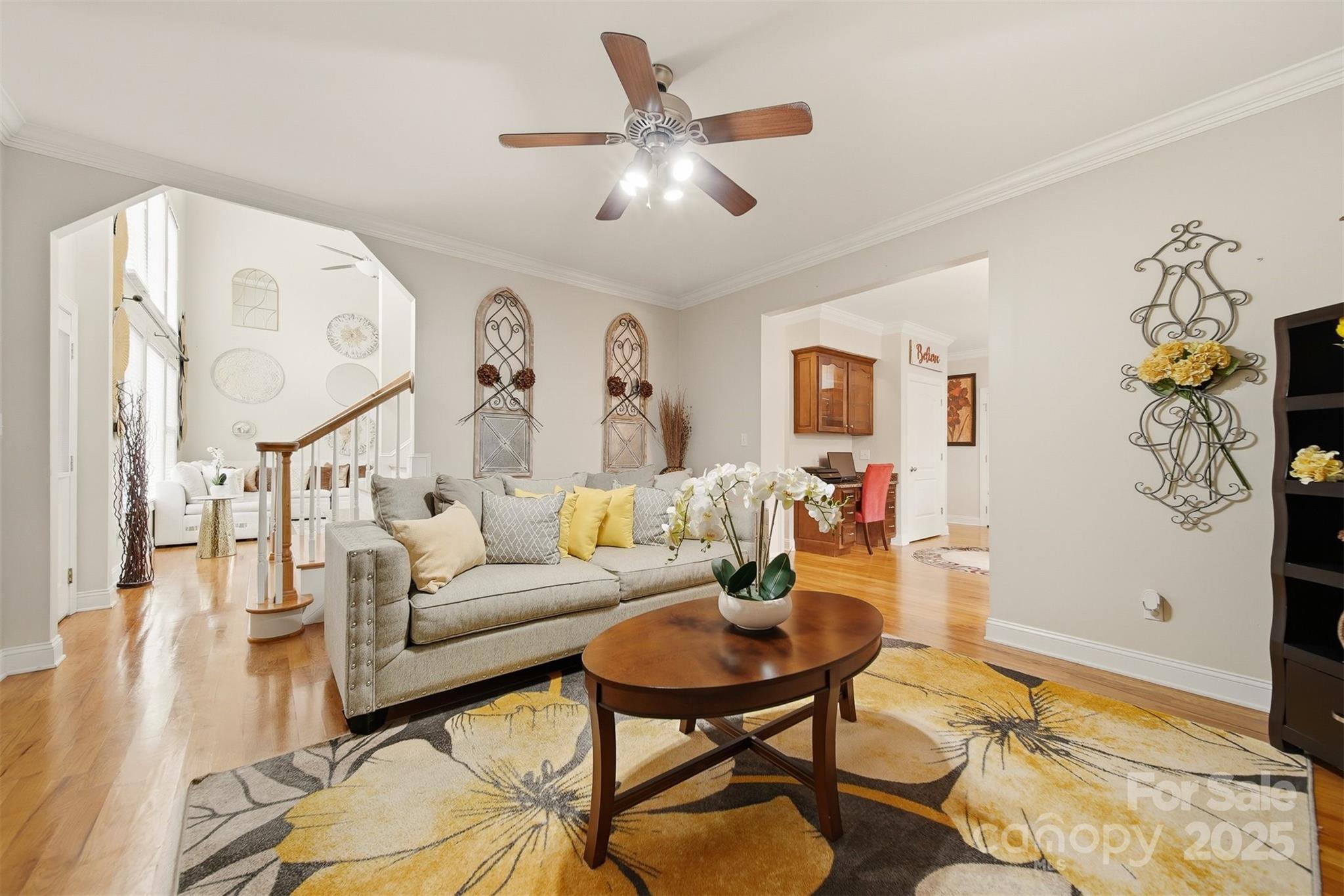 1710 30th Ave Drive Northeast Hickory, NC 28601 - Photo 21 of 44 a living room with furniture and wooden floor