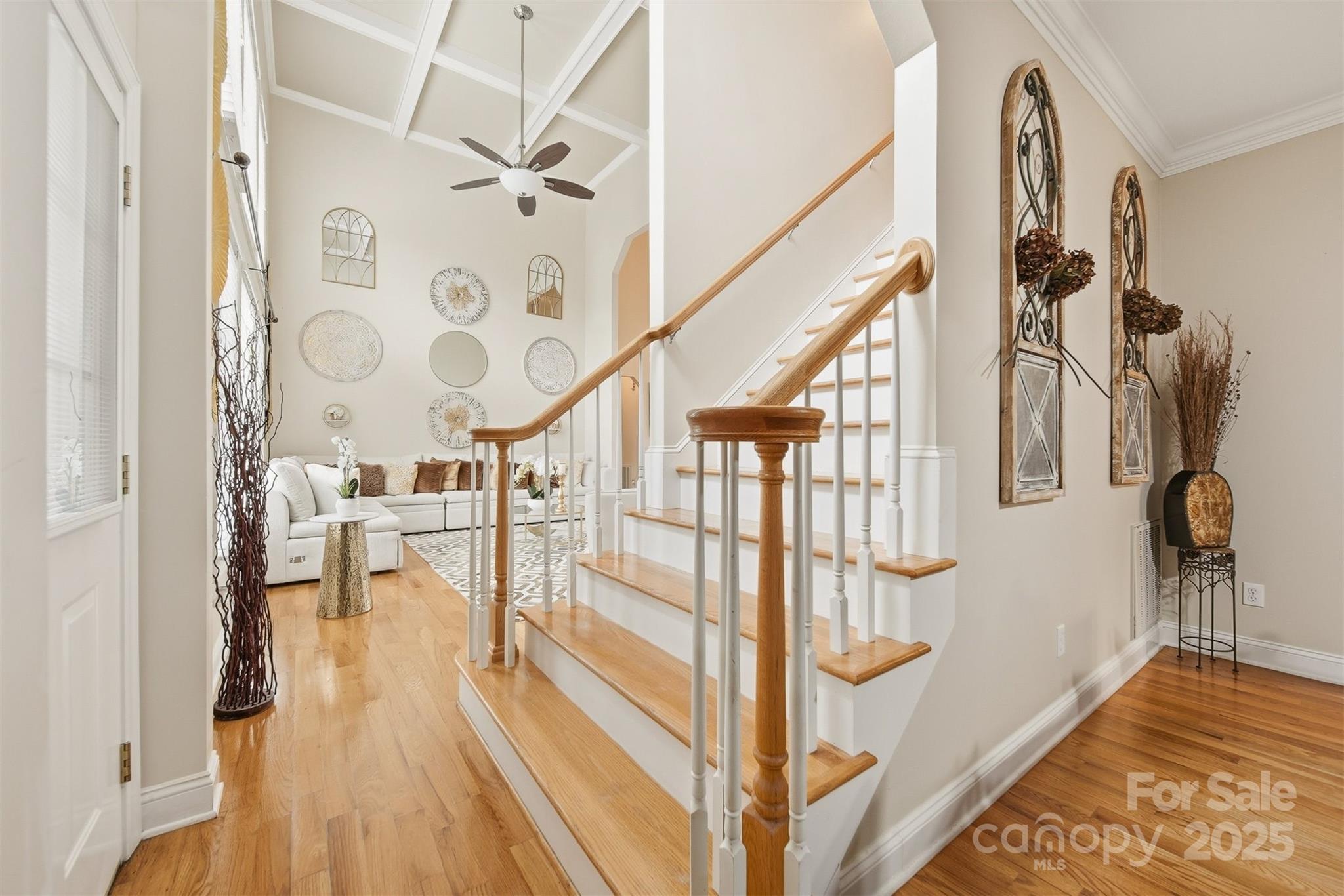1710 30th Ave Drive Northeast Hickory, NC 28601 - Photo 27 of 44 a view of a hallway with wooden floor and staircase