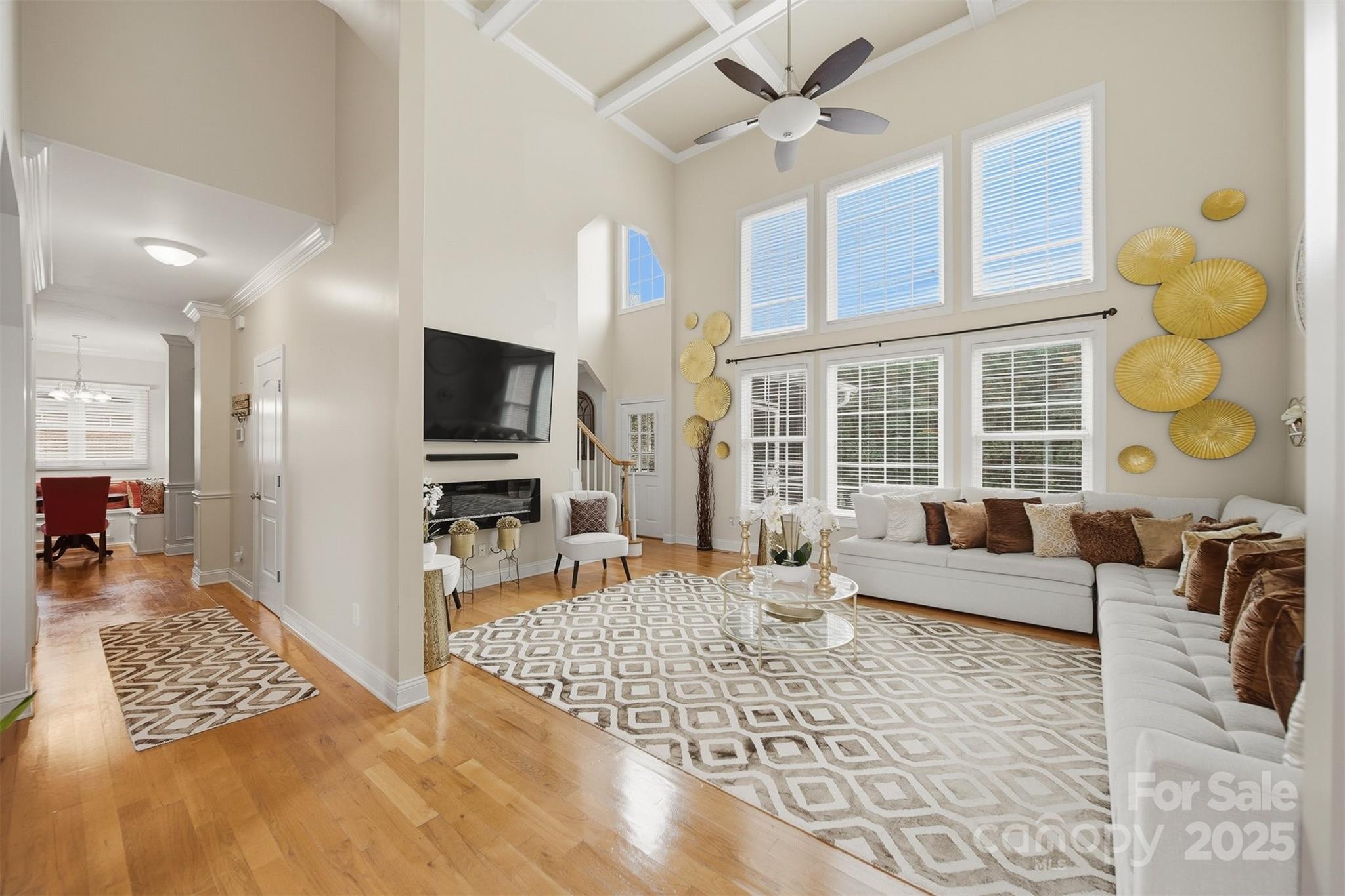 1710 30th Ave Drive Northeast Hickory, NC 28601 - Photo 7 of 44 a living room with furniture and a flat screen tv