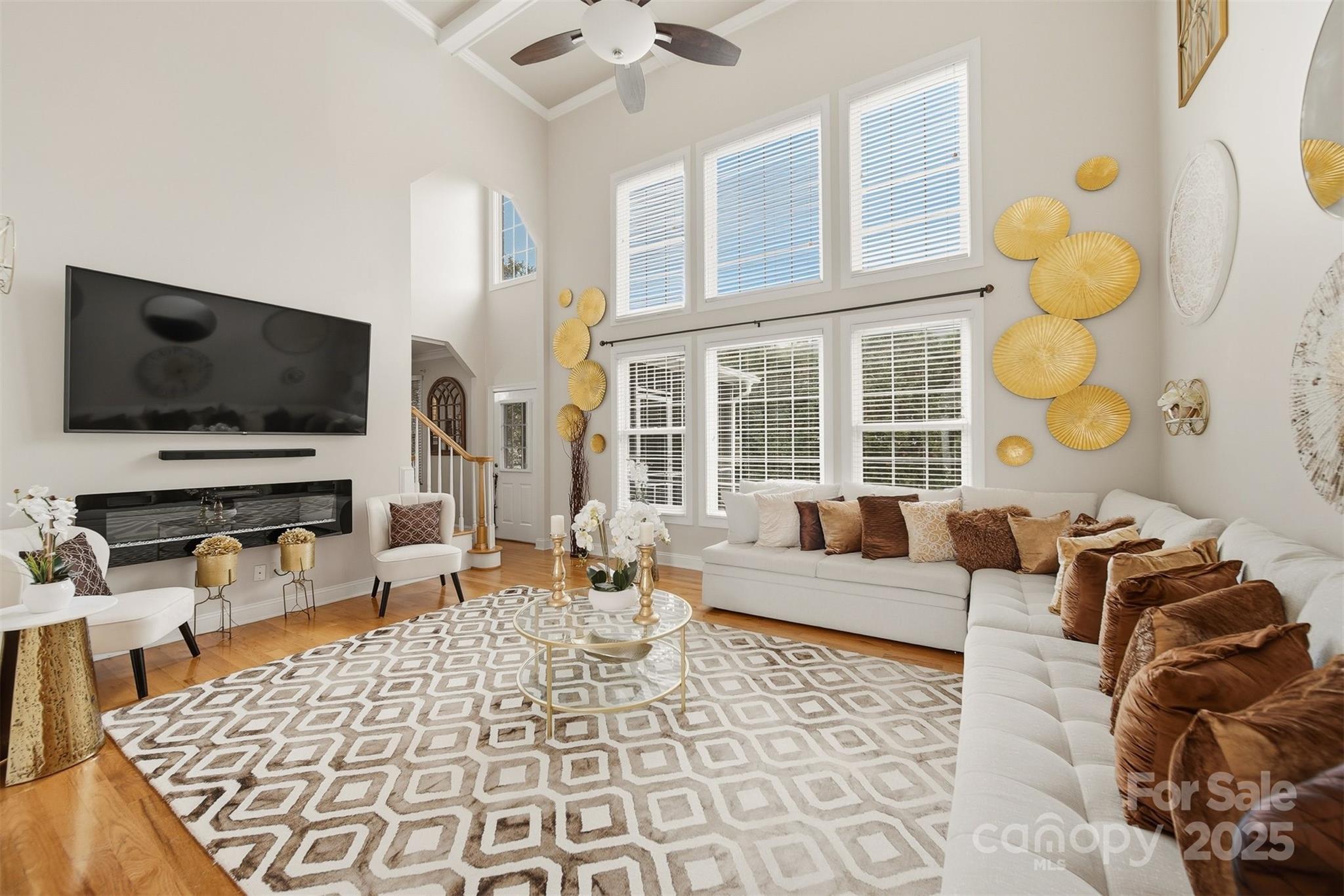 1710 30th Ave Drive Northeast Hickory, NC 28601 - Photo 8 of 44 a living room with furniture and a flat screen tv