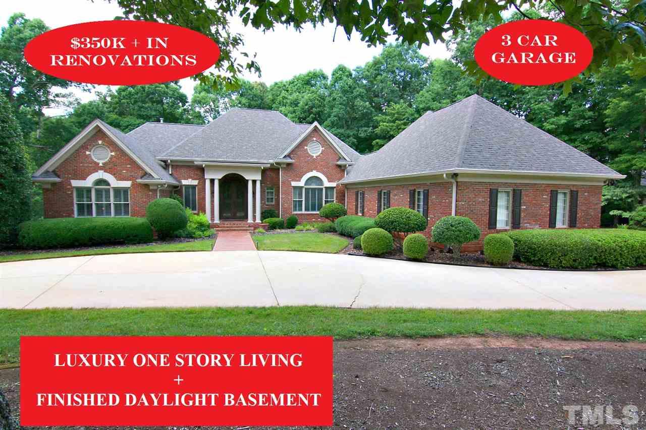 12200 Lockhart Lane Raleigh, NC 27614 - Photo 1 of 25 $350,000 in renovations! Approximately 6384 sqft finished (3 levels), all brick veneer, 4 bedroom, 5 full baths, 1 half bath, complete with High quality finishes, decorative hardware and heavy crown molding. A masterpiece to call home!