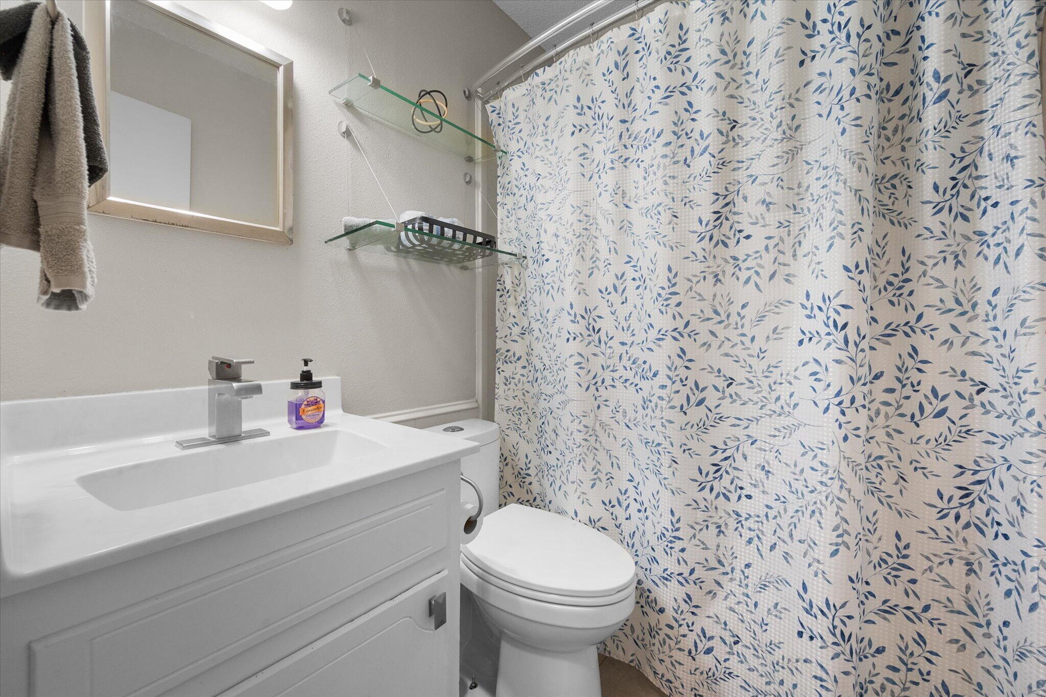 4803 8th Street Lubbock, TX 79416 - Photo 21 of 29 a bathroom with a sink and a toilet