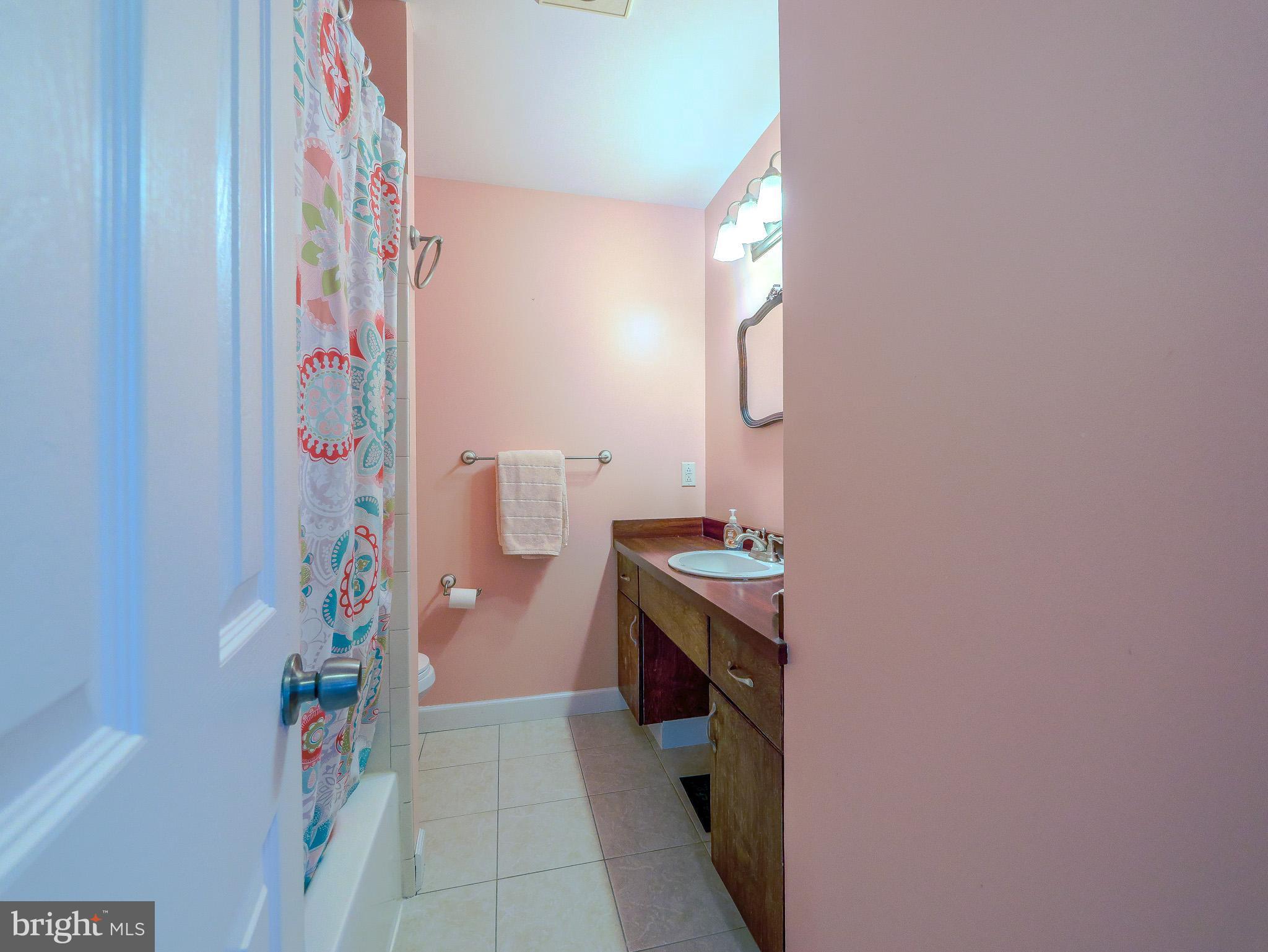 118 North Line Road Newtown Square, PA 19073 - Photo 34 of 69 a bathroom with a sink and a mirror