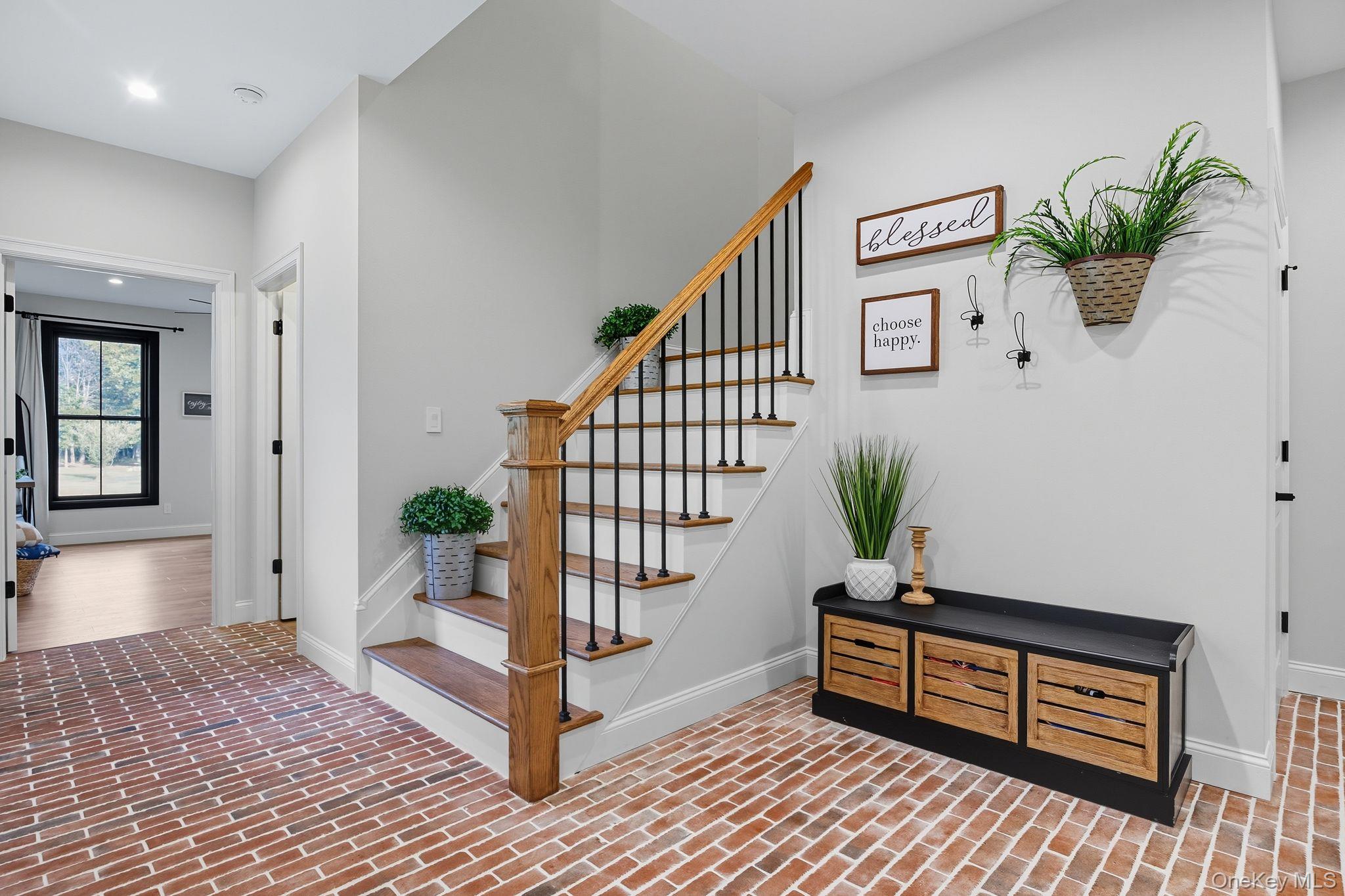 11 Knolls Road Wallkill, NY 12589 - Photo 19 of 48 a room with stairs and a potted plant