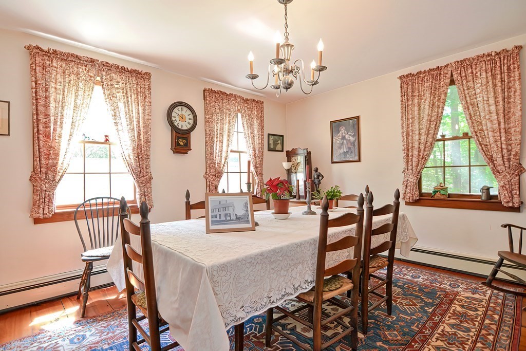 244 Davis Road Ashby, MA 01431 - Photo 16 of 35 a view of a dining room with furniture window and wooden floor