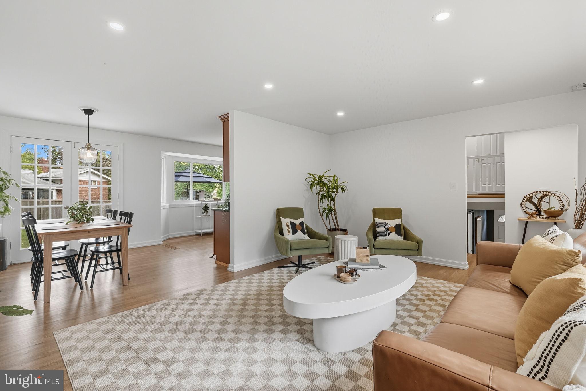 2411 Lillian Drive Silver Spring, MD 20902 - Photo 3 of 48 a living room with furniture and wooden floor