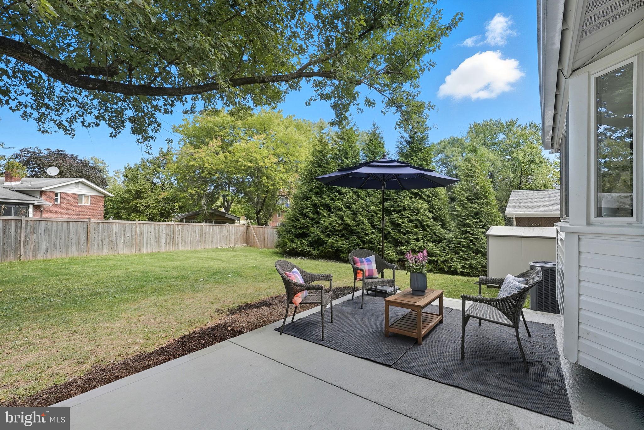 2411 Lillian Drive Silver Spring, MD 20902 - Photo 45 of 48 a view of a backyard with plants and a garden