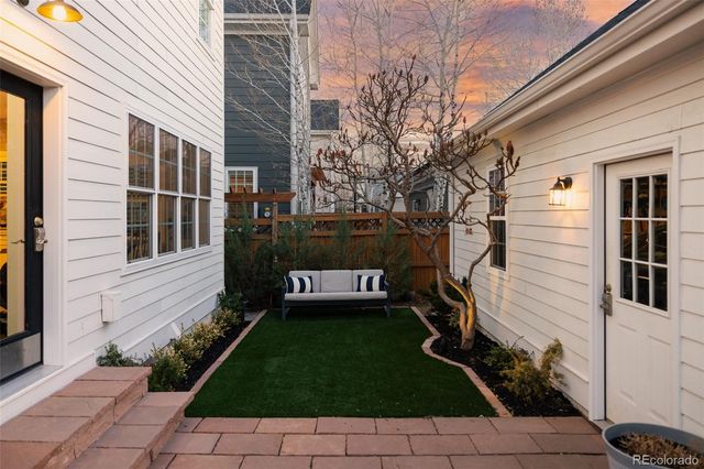 a view of house with patio