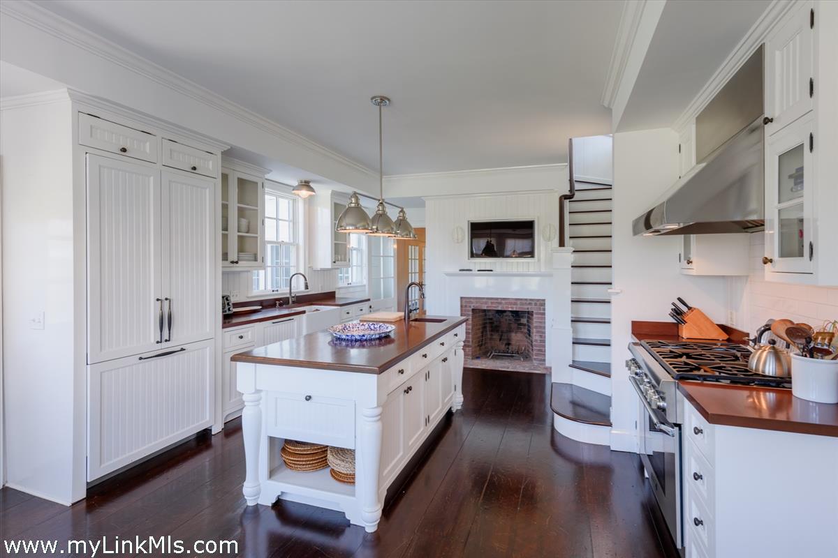 27 Pierce Lane Edgartown, MA 02539 - Photo 25 of 49 Kitchen and second staircase