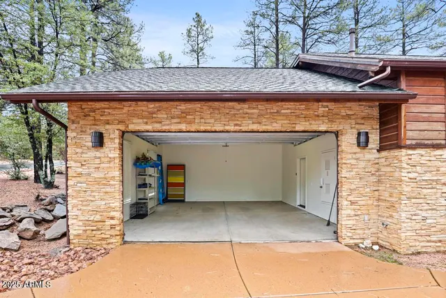 a front view of a house with white door