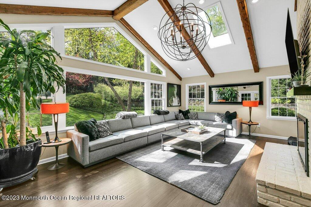 17 Club Way Red Bank, NJ 07701 - Photo 20 of 72 a living room with furniture and a large window