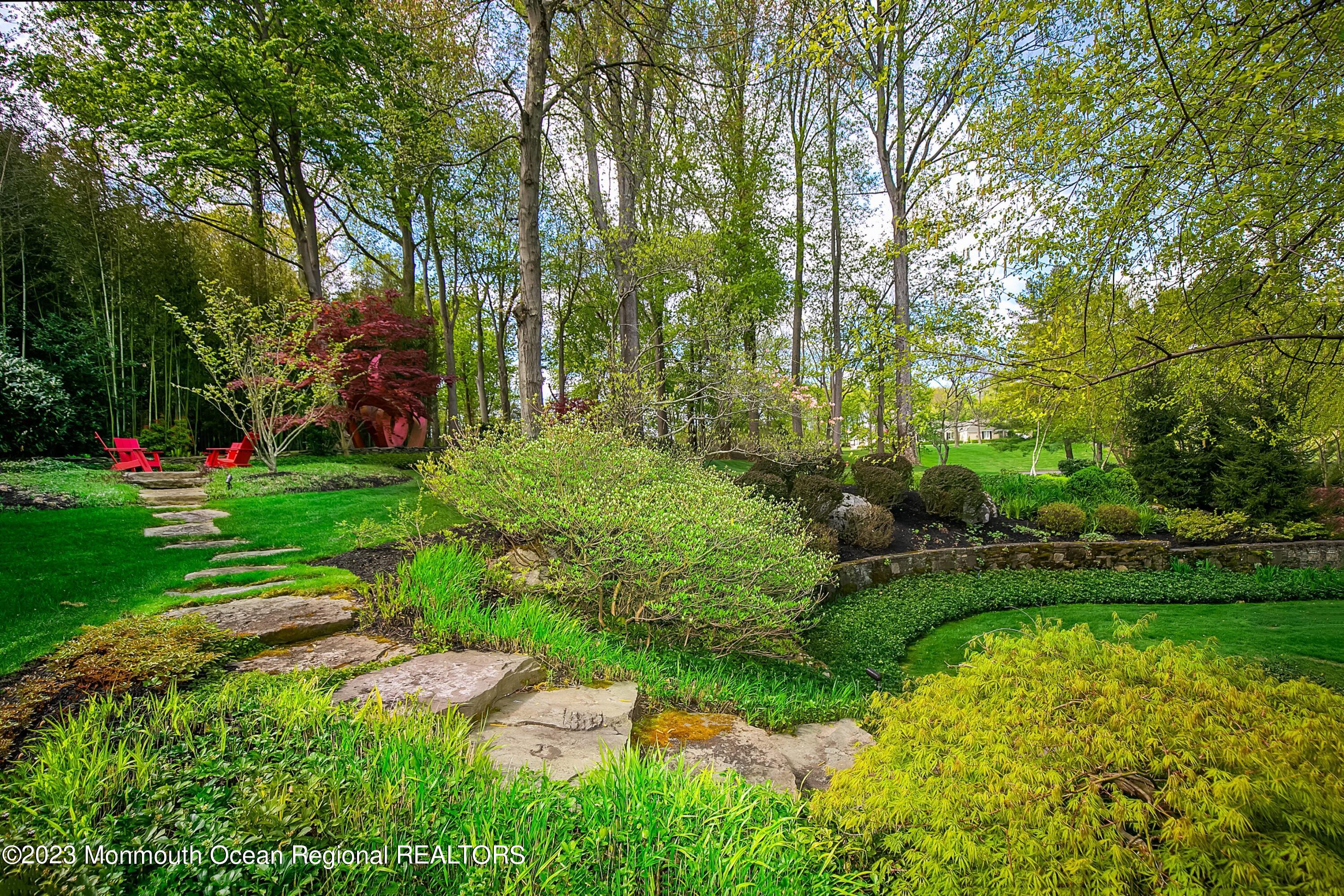 17 Club Way Red Bank, NJ 07701 - Photo 46 of 72 a view of a park with large trees