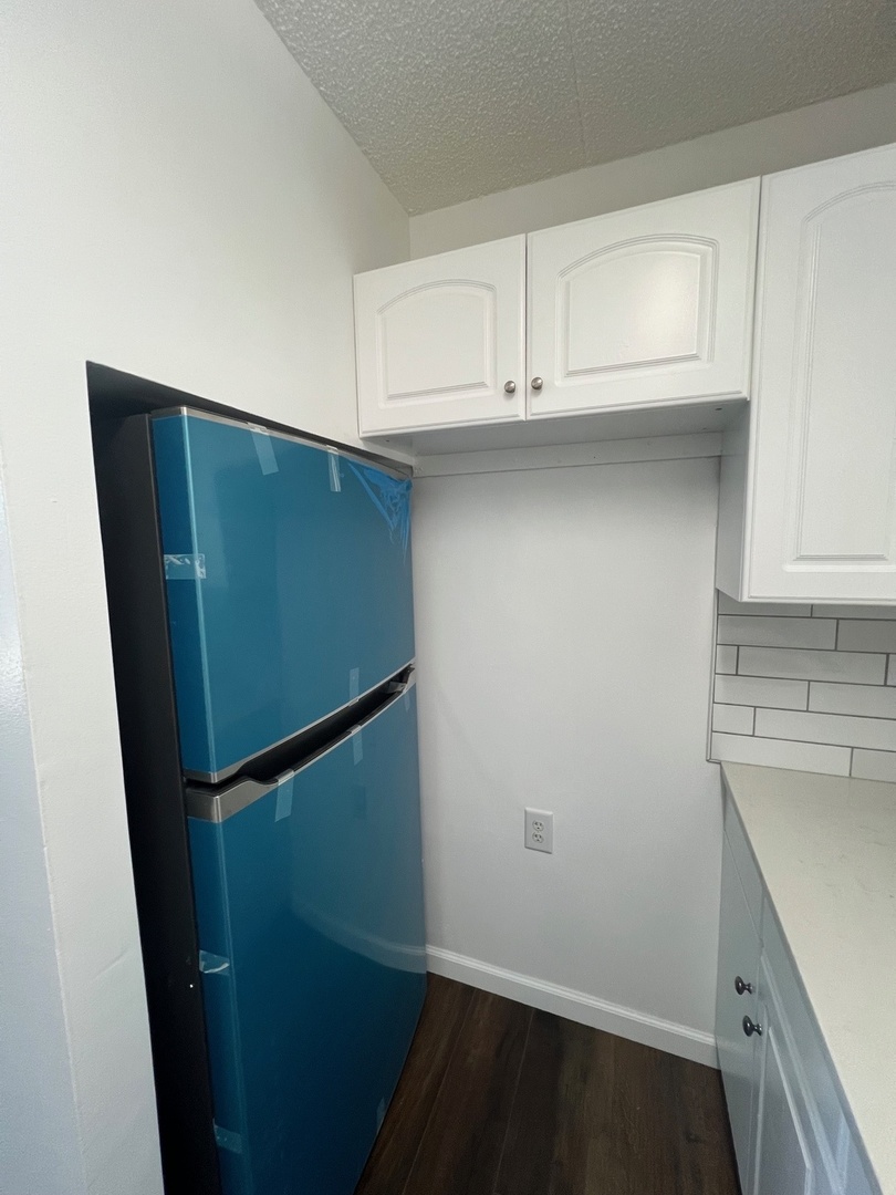 1750 North Marywood Avenue, Unit 315 Aurora, IL 60505 - Photo 4 of 20 a kitchen with a refrigerator and cabinets
