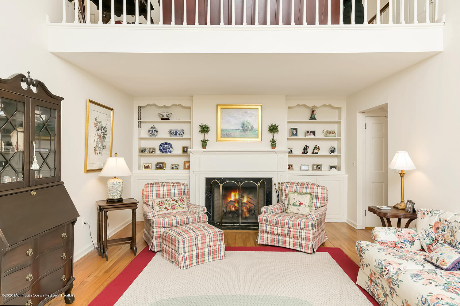 1 Berkeley Square Brielle, NJ 08730 - Photo 10 of 28 a living room with furniture and a fireplace