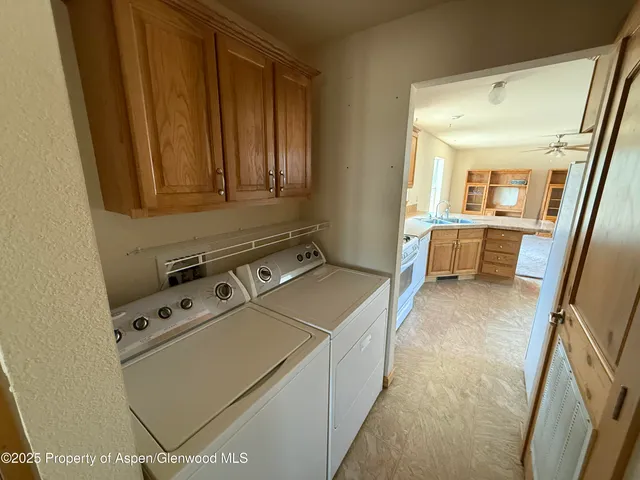 a room with storage and utility