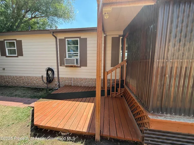 a view of outdoor space and deck