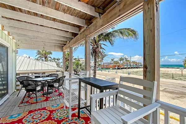 a view of a outdoor space with seating area