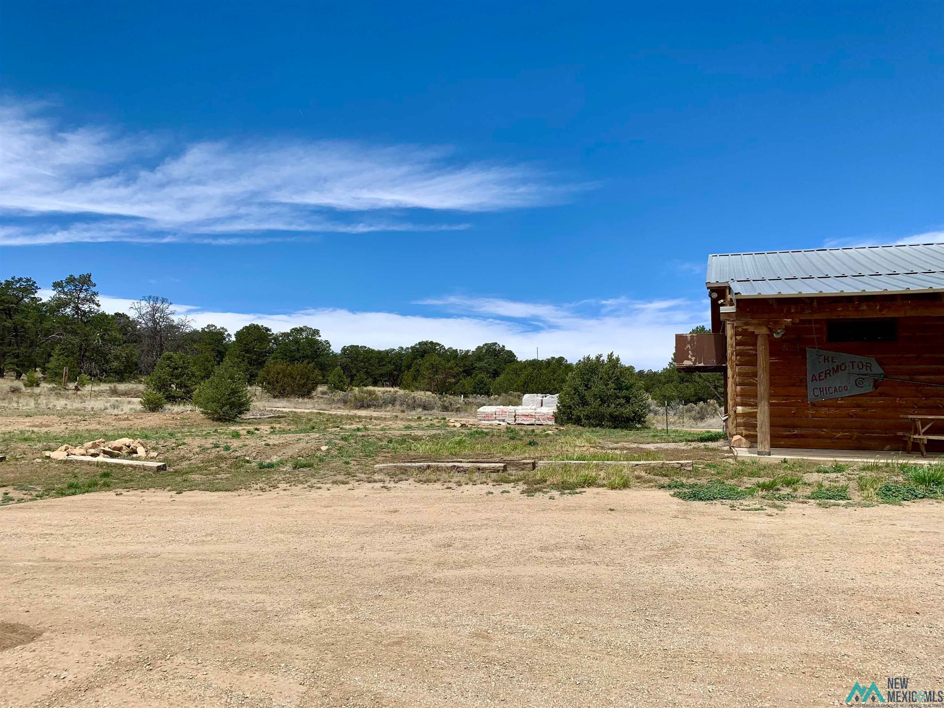 371 Candy Kitchen Road Candy Kitchen, NM 87357 - Photo 5 of 49 Log cabin exterior featuring a corrugated metal roof and natural wood siding