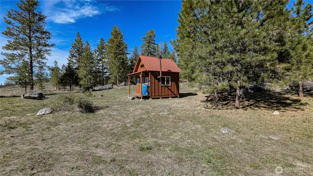 a view of outdoor space with trees