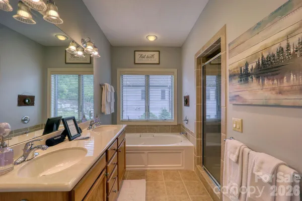 a view of balcony with wooden floor