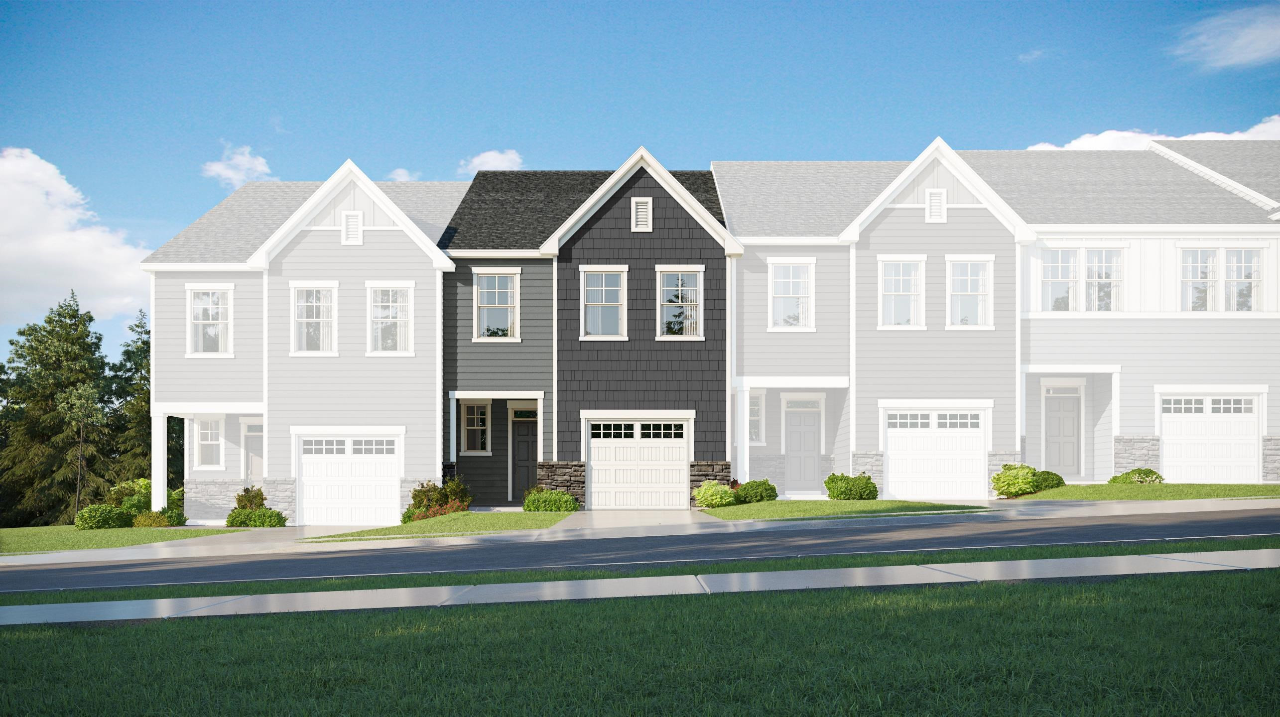 1617 Emory Ridge Way Wake Forest, NC 27587 - Photo 1 of 24 a front view of residential houses with yard and road