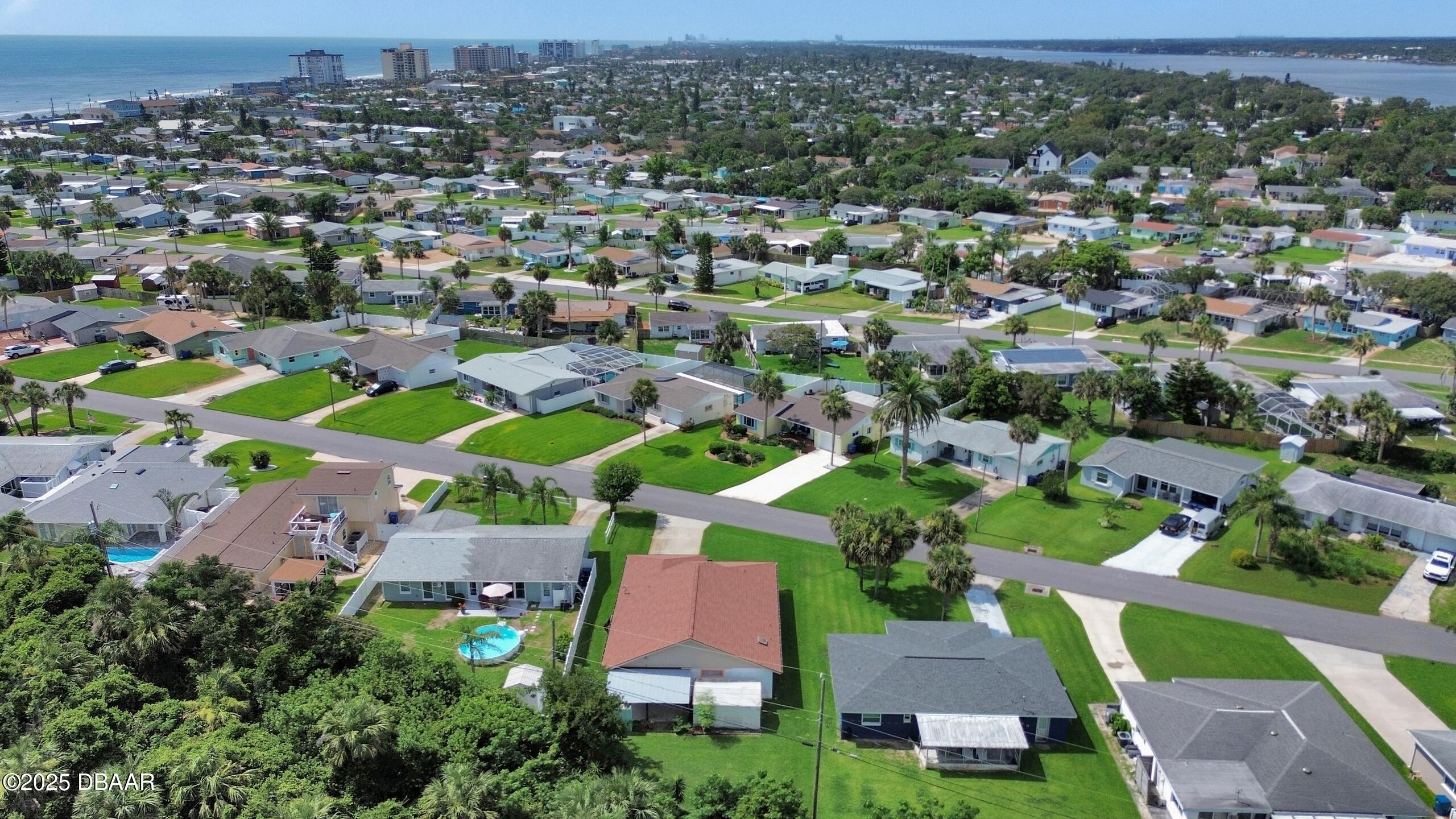 33 Rivocean Drive Ormond Beach, FL 32176 - Photo 28 of 29 an aerial view of residential houses with outdoor space