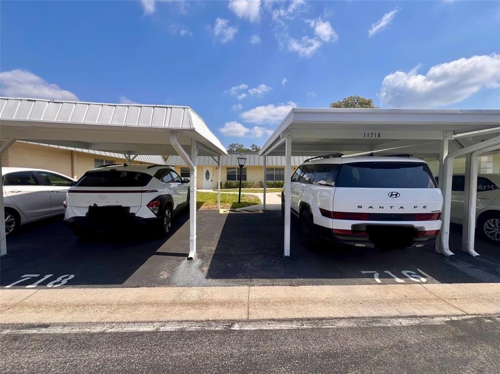 11718 Bayonet Lane, Unit A New Port Richey, FL 34654 - Photo 25 of 41 a view of parking garage