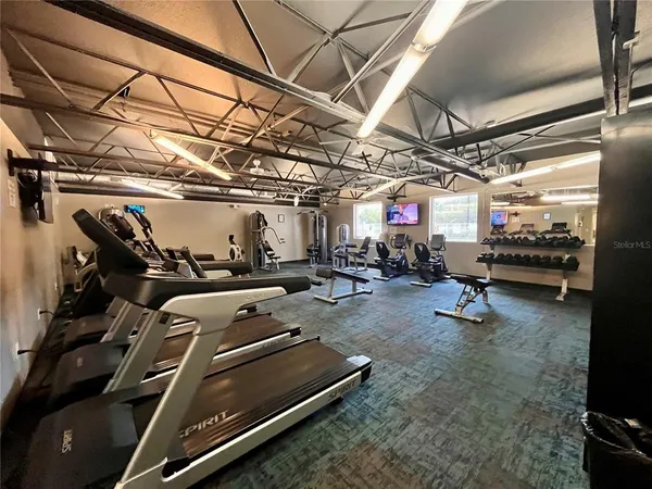 a view of a dining area with furniture