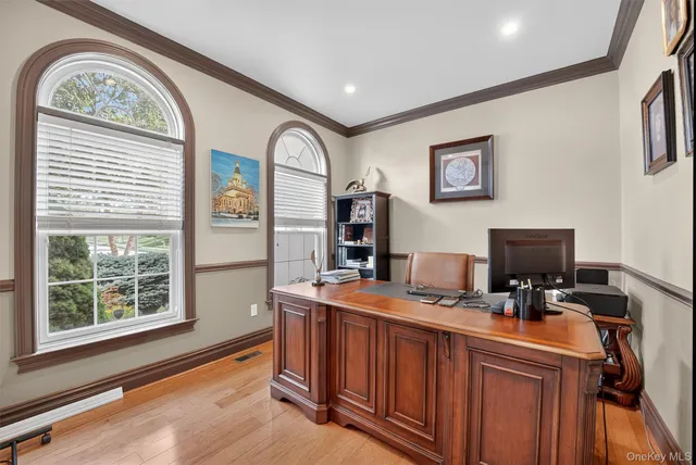 a room with furniture and window