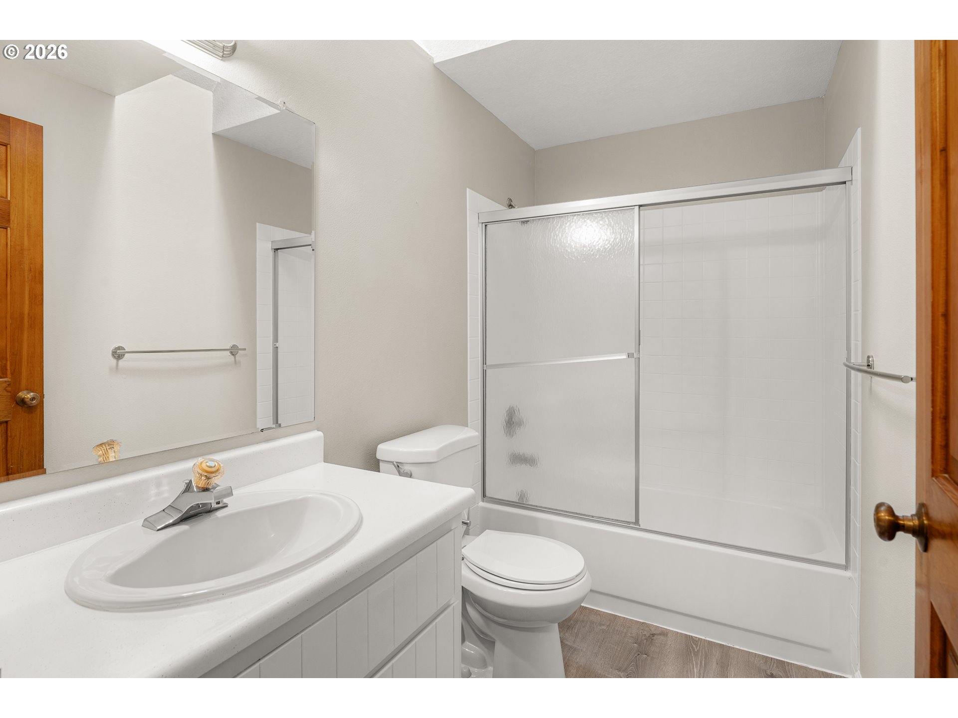 17839 Southwest Meadowbrook Way Beaverton, OR 97078 - Photo 26 of 45 a bathroom with a sink toilet and shower