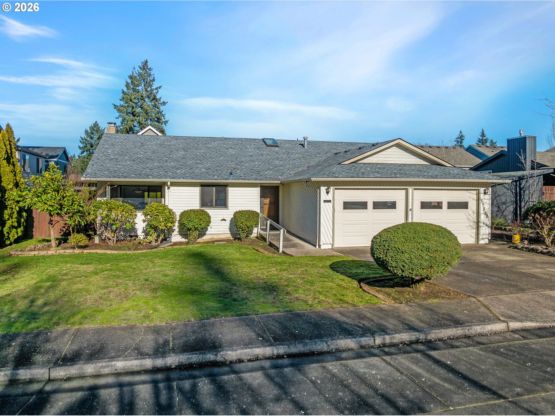 17839 Southwest Meadowbrook Way Beaverton, OR 97078 - Photo 3 of 45 a front view of a house with garden