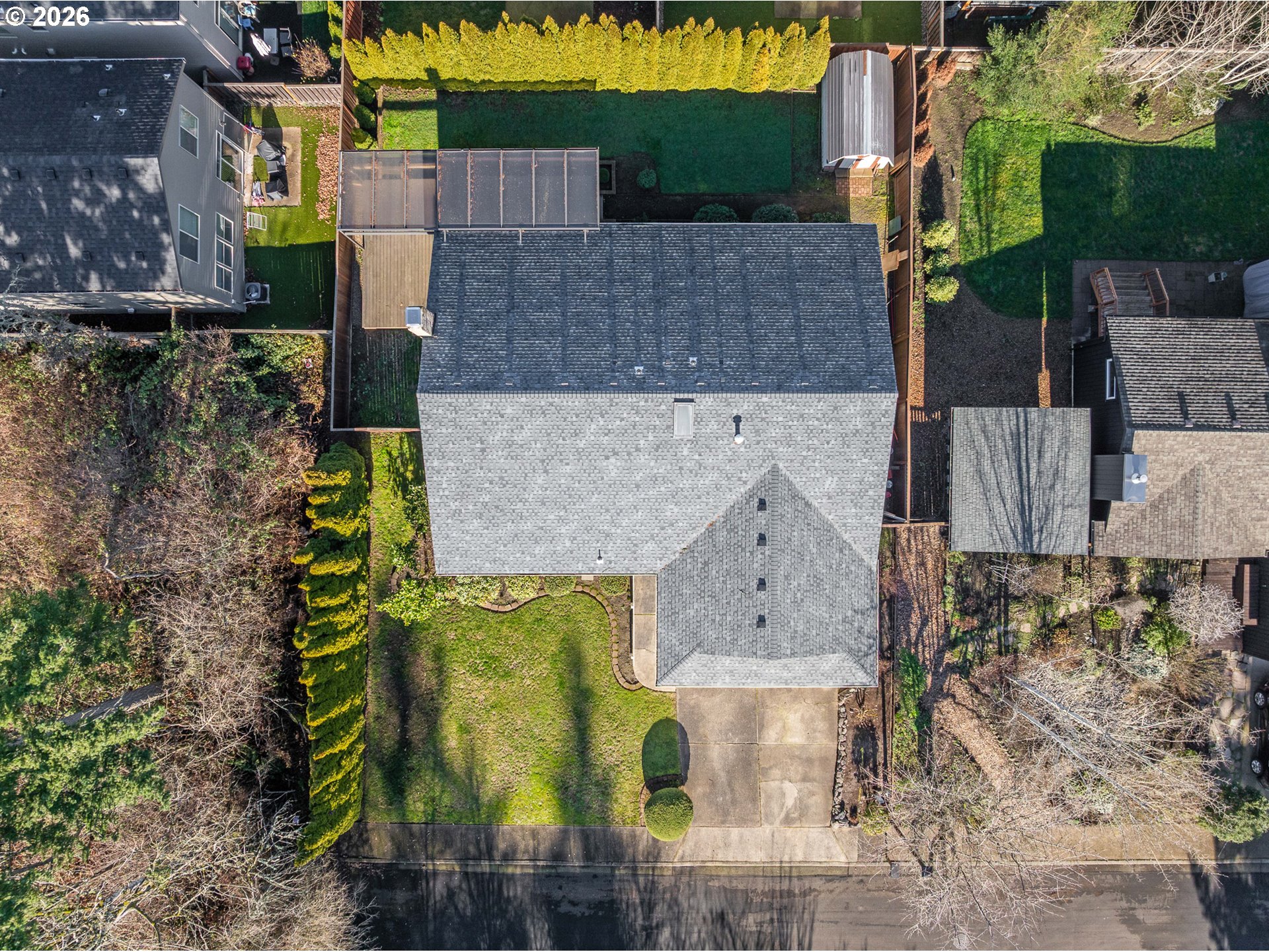 17839 Southwest Meadowbrook Way Beaverton, OR 97078 - Photo 40 of 45 an aerial view of a house with a yard