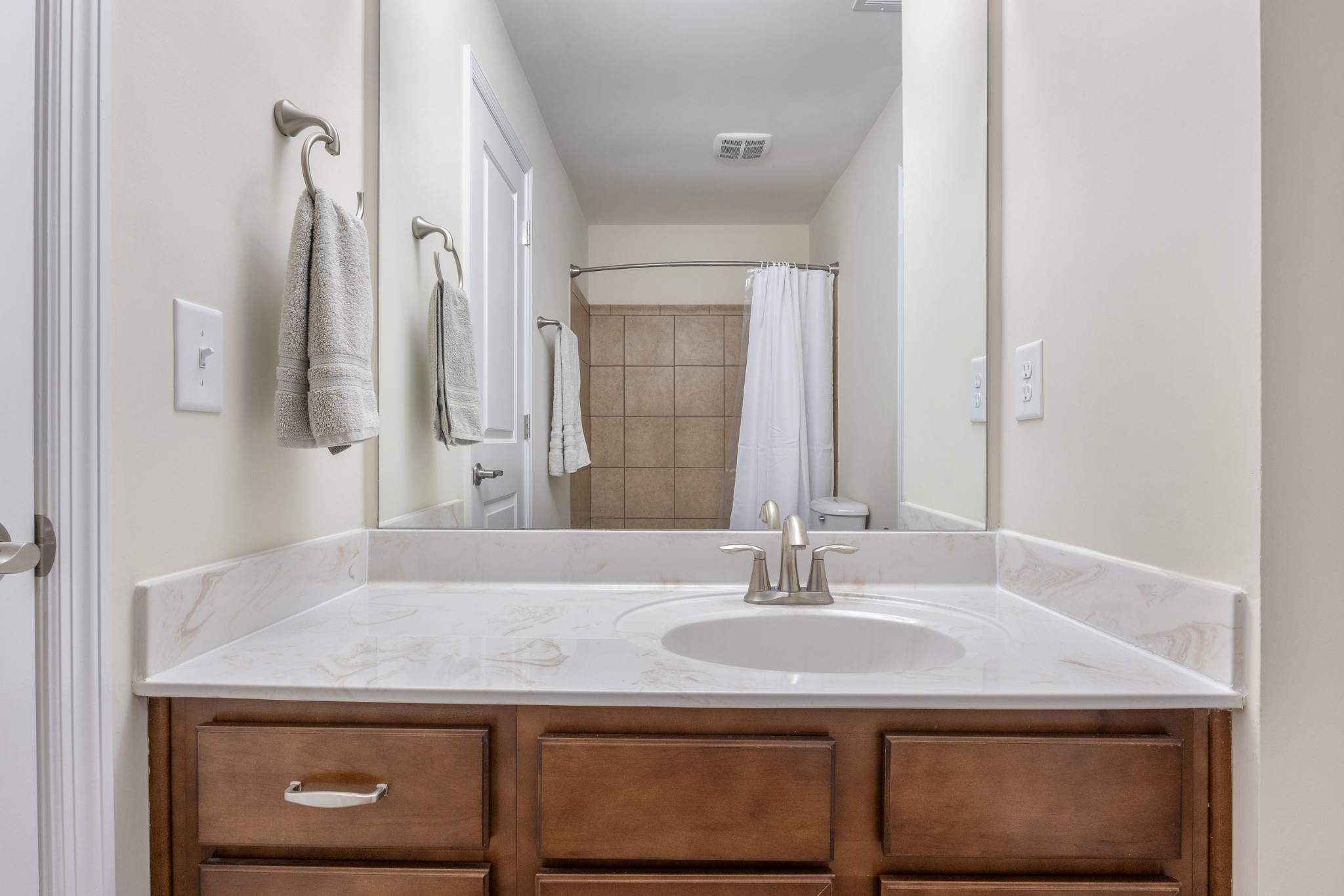 791 French River Road Nolensville, TN 37135 - Photo 22 of 48 a bathroom with a sink and a mirror