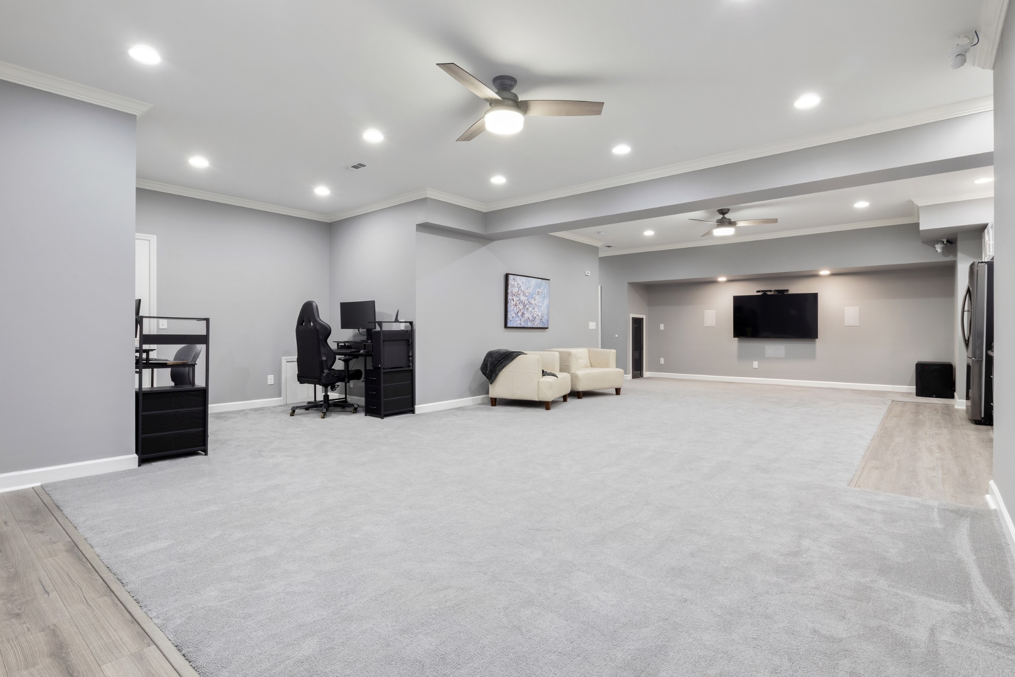791 French River Road Nolensville, TN 37135 - Photo 36 of 48 a large room with furniture and a flat screen tv