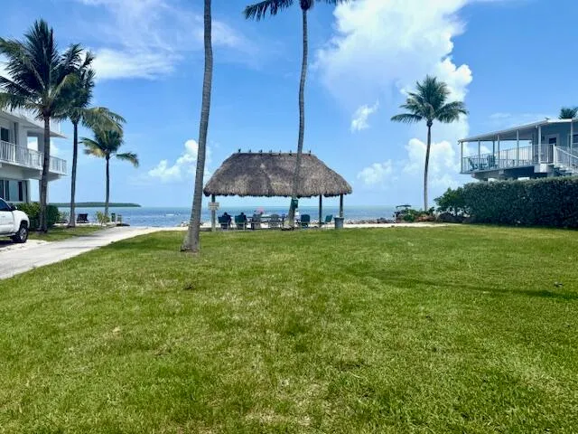 a house view with a garden space