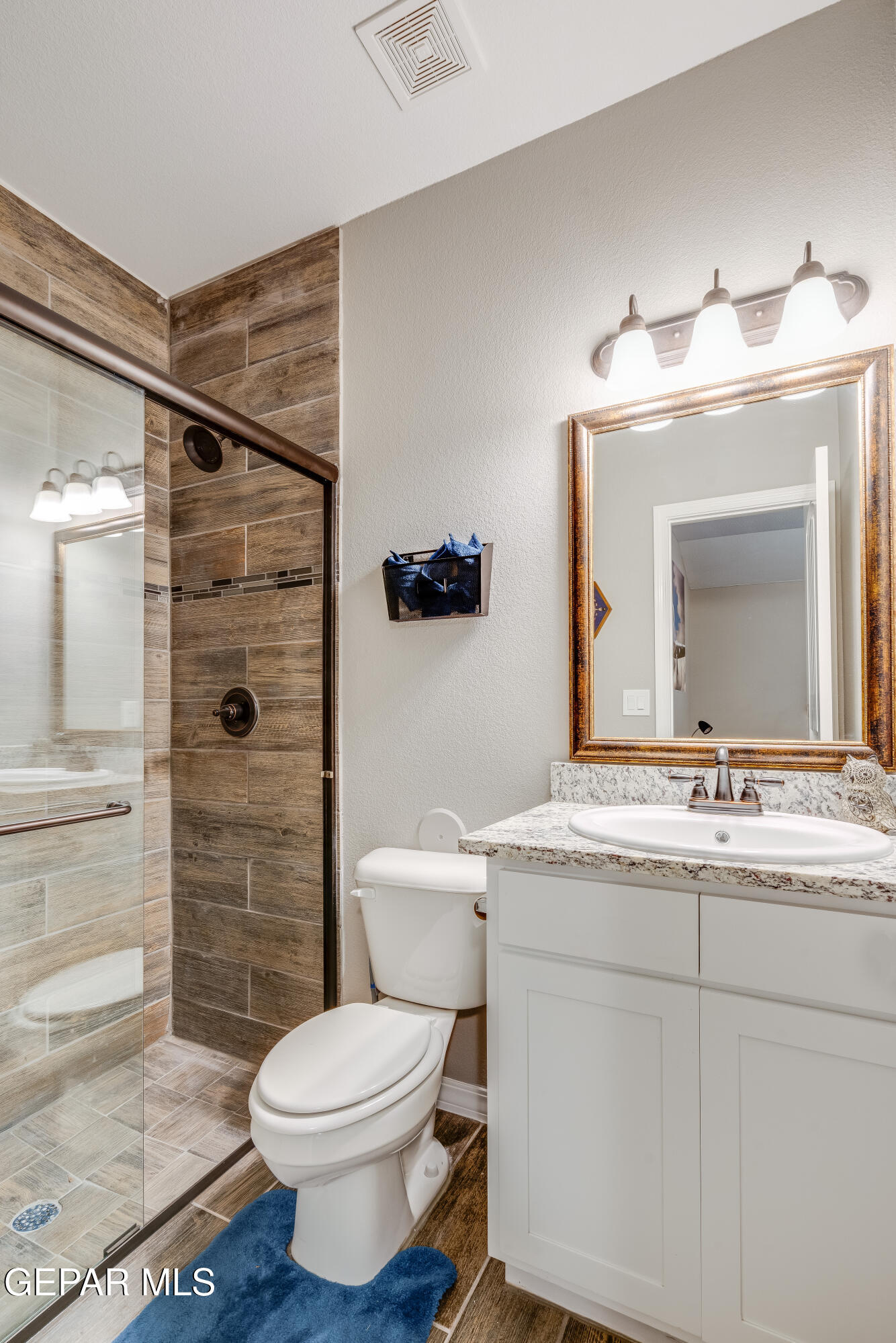 512 Caddo Lane Clint, TX 79836 - Photo 36 of 38 a bathroom with a toilet sink and shower