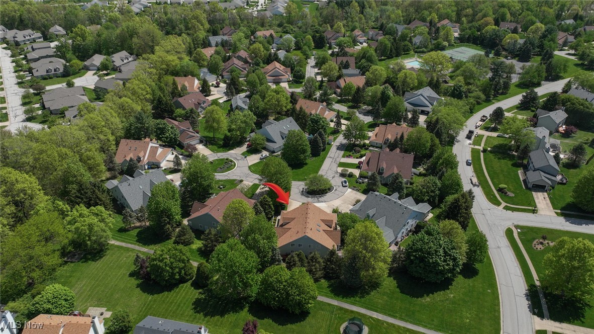 4212 Castle Ridge Akron, OH 44321 - Photo 44 of 44 Aerial view of property and surrounding area featuring nearby suburban area