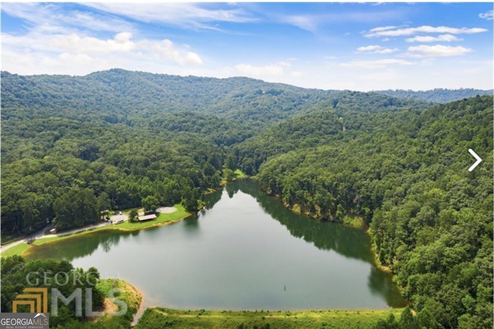 945 Longbranch Drive Ranger, GA 30734 - Photo 7 of 11 a view of a lake in middle of the town