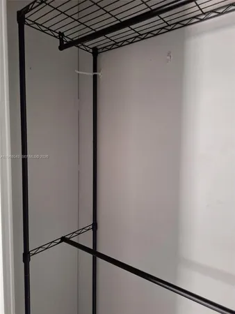 a close view of closet