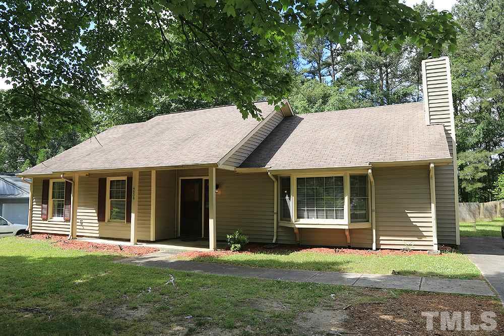 4509 Fox Road Raleigh, NC 27616 - Photo 1 of 13 front view of a house with a yard