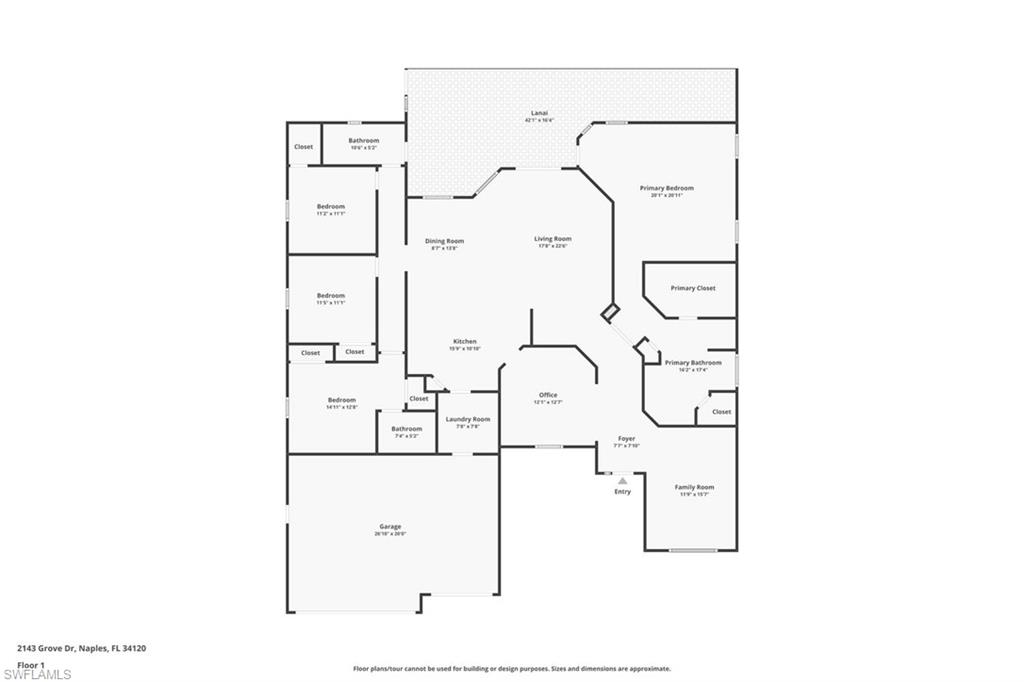 2143 Grove Drive Naples, FL 34120 - Photo 24 of 37 View of room layout