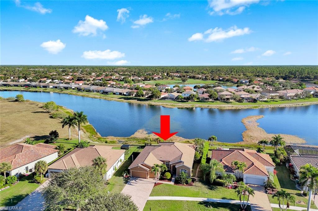 2143 Grove Drive Naples, FL 34120 - Photo 29 of 37 Aerial perspective of suburban area featuring a nearby body of water