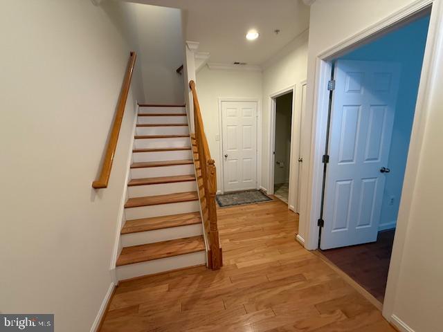 11777 Skylark Road Clarksburg, MD 20871 - Photo 62 of 75 a view of a hallway with wooden floor and entryway