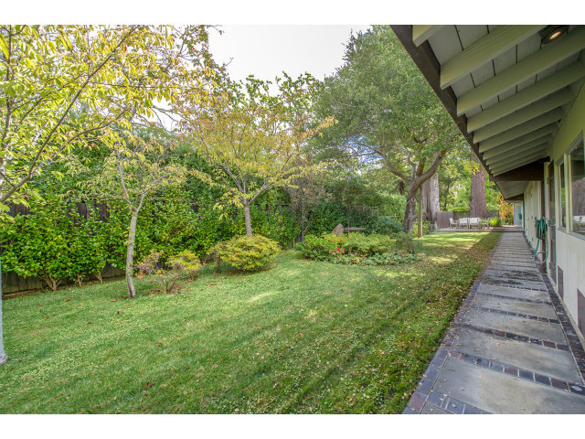 1850 Brookvale Road Hillsborough, CA 94010 - Photo 21 of 24 a view of a backyard