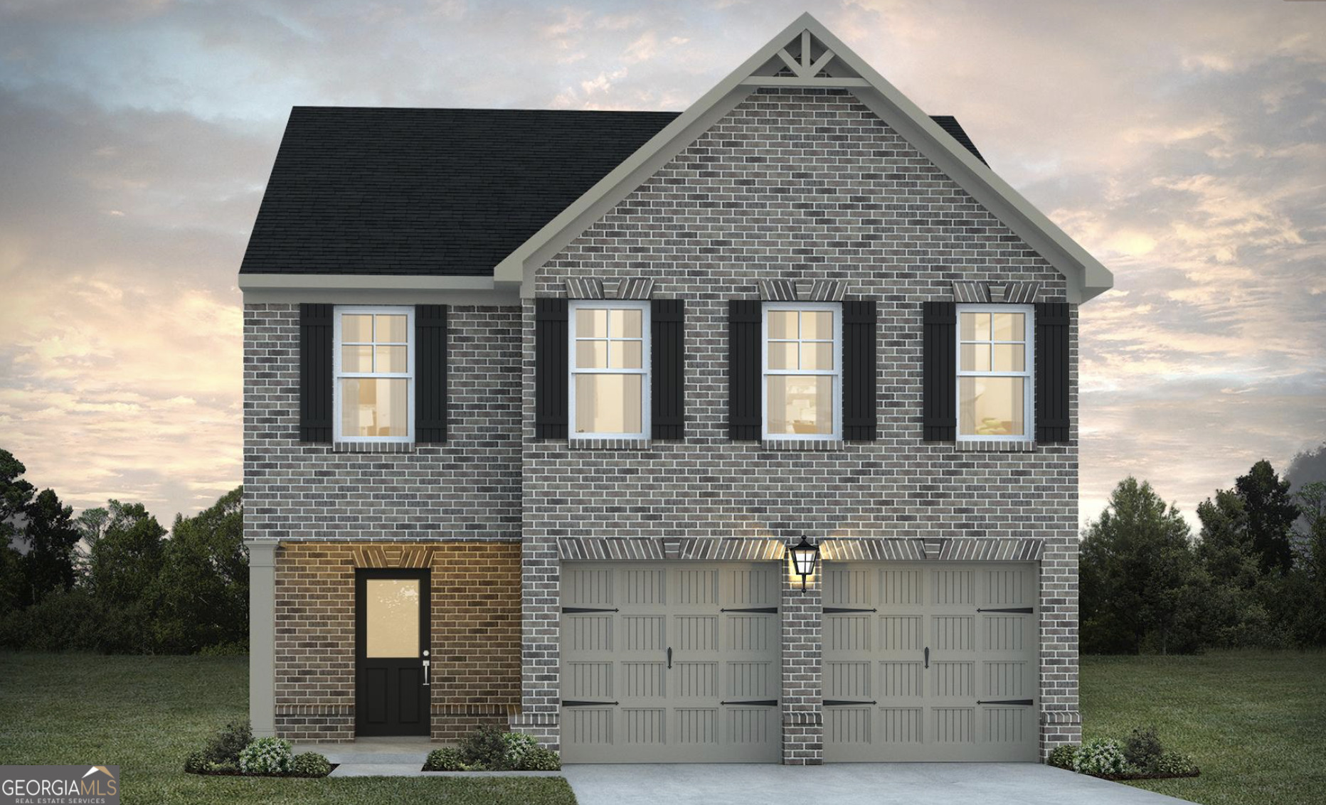 5349 Tolar Road South Fulton, GA 30213 - Photo 1 of 36 CORNER LOT- SIDE ENTRY GARAGE (Rendering shown is a front entry garage)