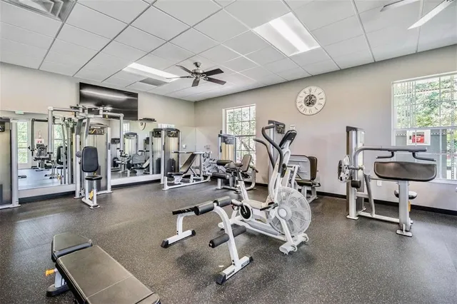a view of a dining area with furniture