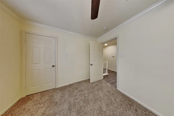 a view of an empty room