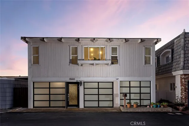 a view of a house with a patio