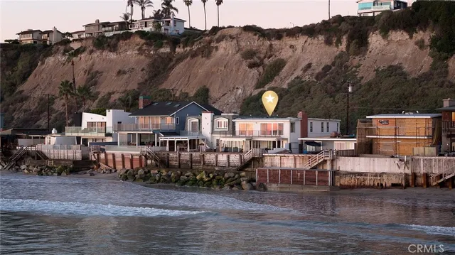 a view of a terrace with seating space