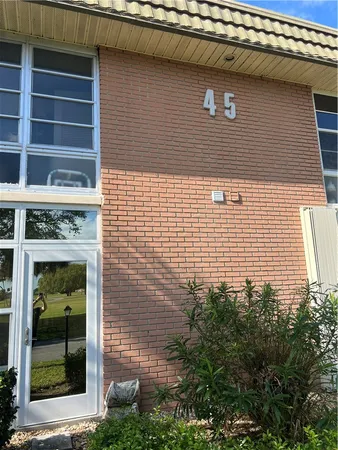 a view of a brick wall